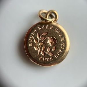 10K Gold JeanJeanVintage Cachet Pendant